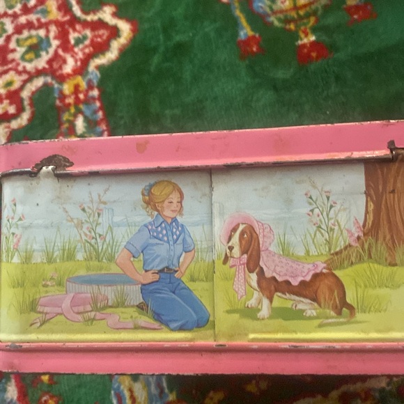 Vintage Junior Miss- metal lunch box- as is - Picture 6 of 11